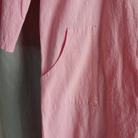 Peach Linen Tunic Dress Ladies Size Small - Picture 5 of 5